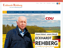 Tablet Screenshot of eckhardt-rehberg.de